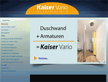 Tablet Screenshot of kaiser-vario.de